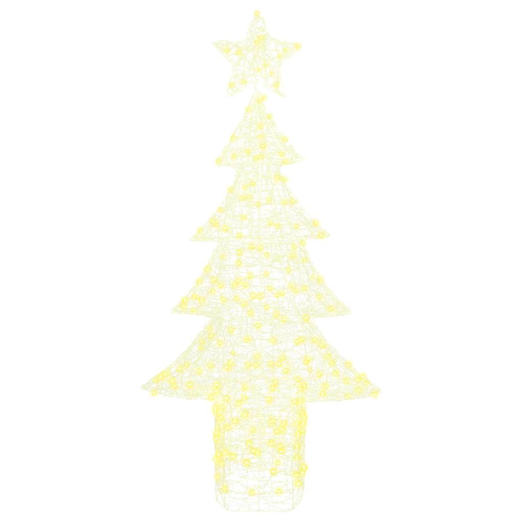 vidaXL Christmas Tree with 240 LEDs Warm white 150 cm Acrylic