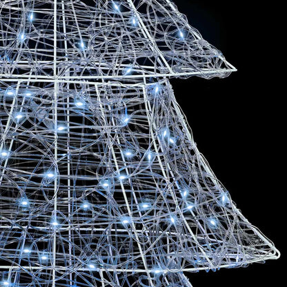 vidaXL Christmas Tree with 240 LEDs Cold white 180 cm Acrylic