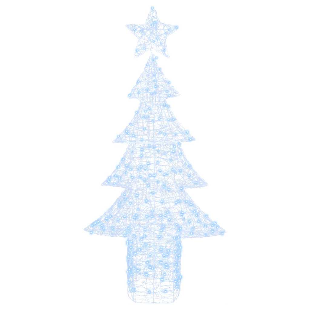 vidaXL Christmas Tree with 240 LEDs Cold white 180 cm Acrylic