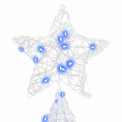 vidaXL Christmas Tree with 240 LEDs Blue 180 cm Acrylic