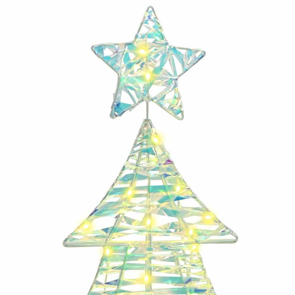 vidaXL Christmas Tree with 120 LEDs Warm white 120.5 cm PET
