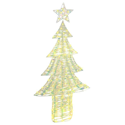 vidaXL Christmas Tree with 240 LEDs Warm white 181 cm PET