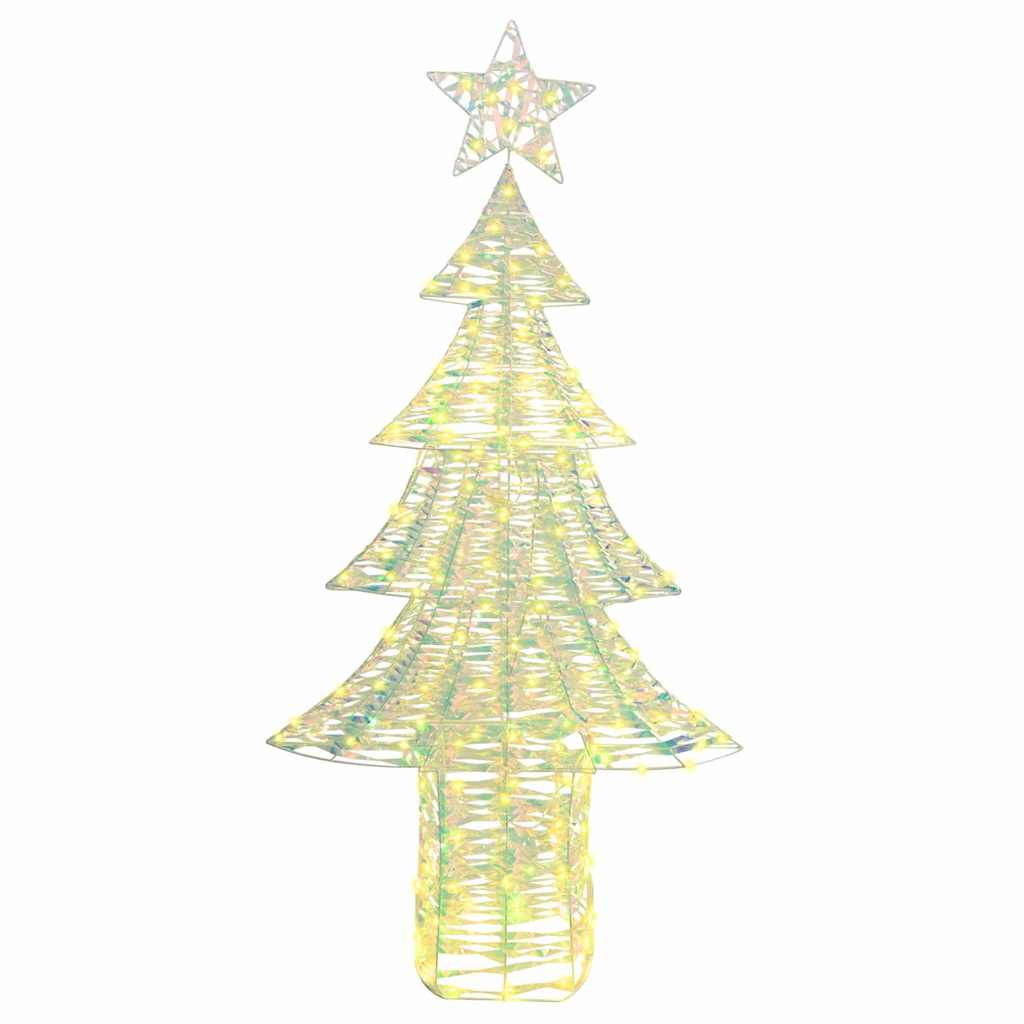 vidaXL Christmas Tree with 240 LEDs Warm white 181 cm PET
