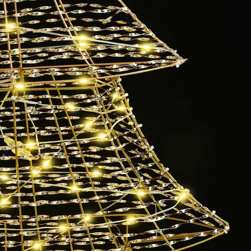 vidaXL Christmas Tree with 160 LEDs Warm white 151 cm PET