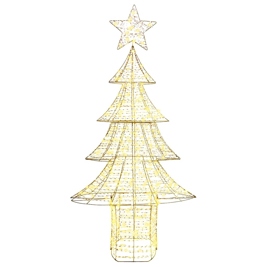 vidaXL Christmas Tree with 240 LEDs Warm white 180 cm PET