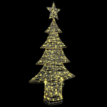vidaXL Christmas Tree with 240 LEDs Warm white 180 cm PET
