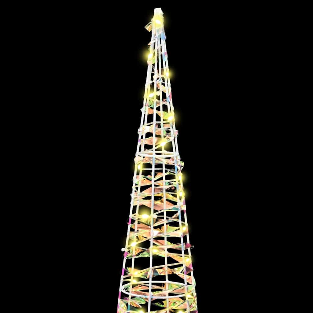 vidaXL Christmas Tree 3 pcs Warm white 20 x 20 x 80 cm PET
