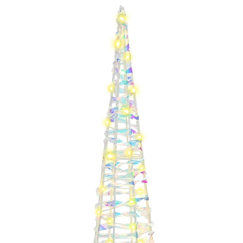 vidaXL Christmas Tree 3 pcs Warm white 20 x 20 x 80 cm PET