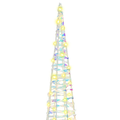 vidaXL Christmas Tree 3 pcs Warm white 20 x 20 x 80 cm PET