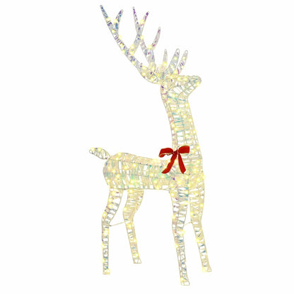 vidaXL Reindeer Family 3 pcs 300 LEDs Warm white 67 x 26 x 127 cm PET