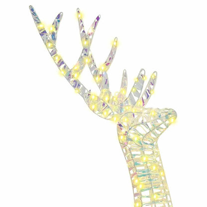 vidaXL 3D Reindeer 140 LEDs Warm white 128 cm PET