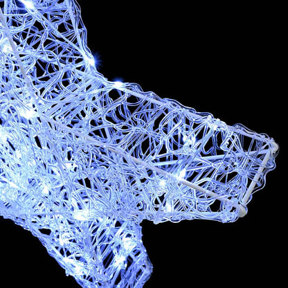 vidaXL 3D Star with 50 LEDs Cold white 55 x 53.5 x 10 cm Acrylic