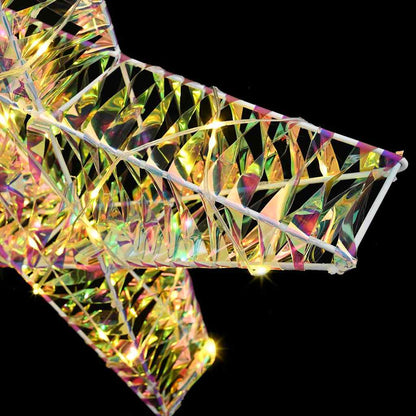 vidaXL 3D Star with 50 LEDs Warm white 55 x 52.5 x 9 cm PET