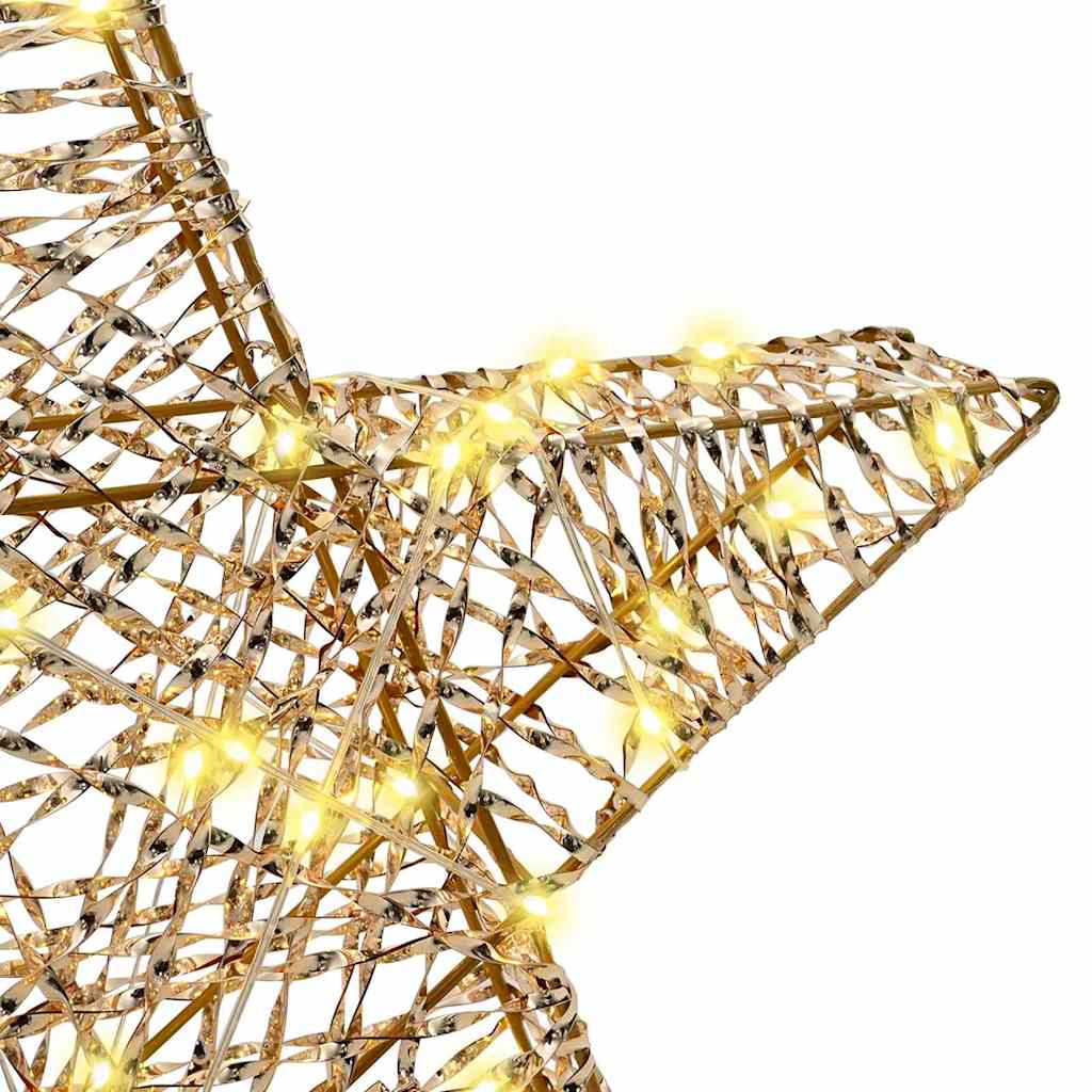 vidaXL 3D Star 50 LEDs Warm white 55 x 52.5 x 9 cm PET
