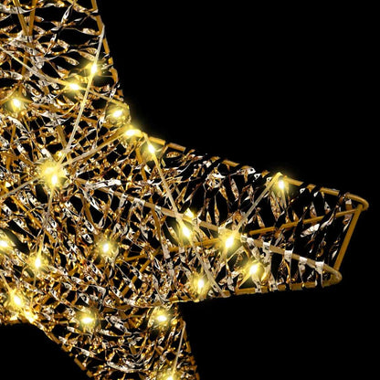 vidaXL 3D Star 50 LEDs Warm white 55 x 52.5 x 9 cm PET