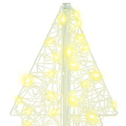 vidaXL Christmas Tree with 160 LEDs Warm White 150 cm Acrylic