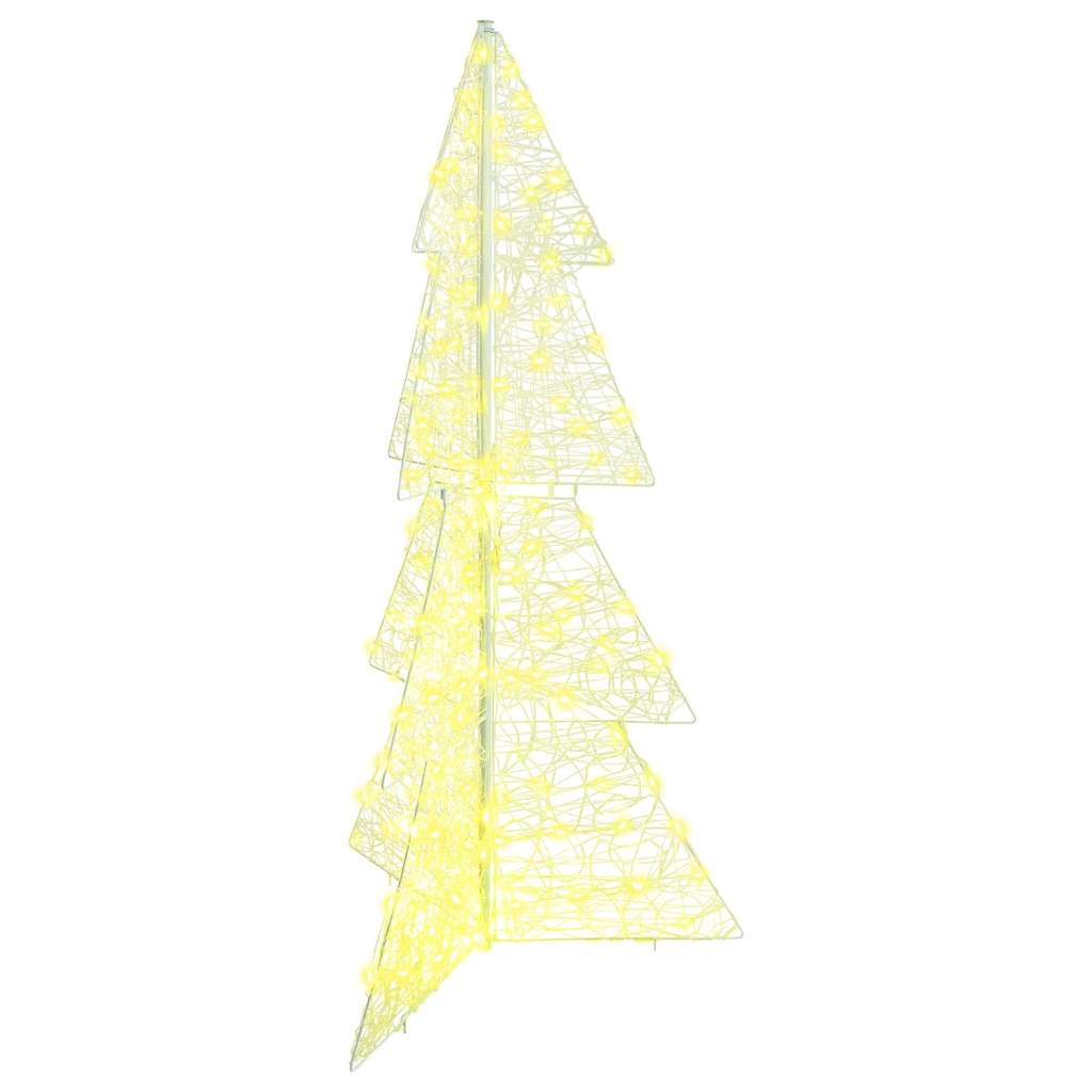 vidaXL Christmas Tree with 160 LEDs Warm White 150 cm Acrylic