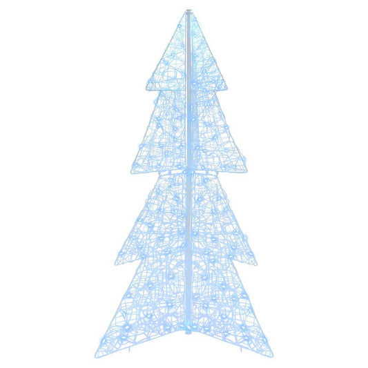 vidaXL Christmas Tree with 160 LEDs Cold White 150 cm Acrylic