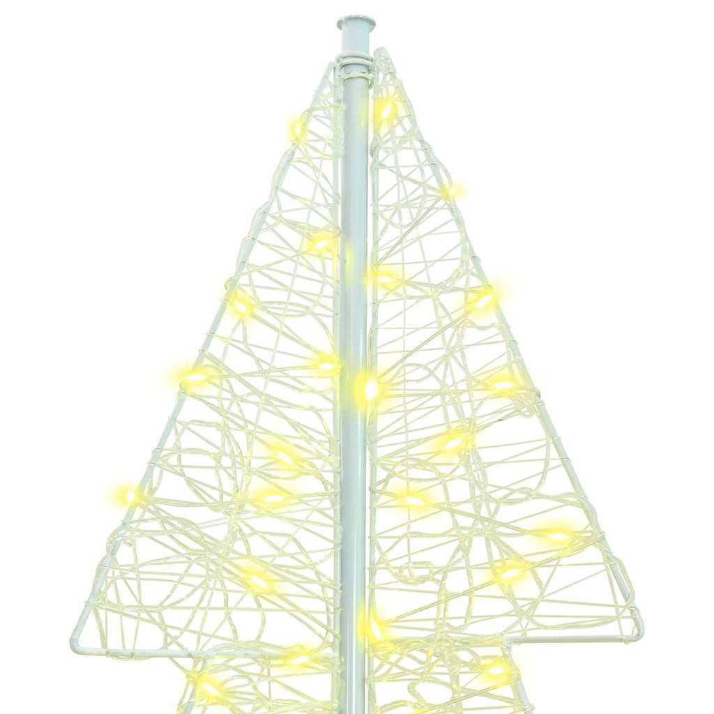 vidaXL Christmas Tree with 240 LEDs Warm White 180 cm Acrylic