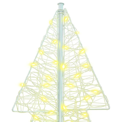 vidaXL Christmas Tree with 240 LEDs Warm White 180 cm Acrylic