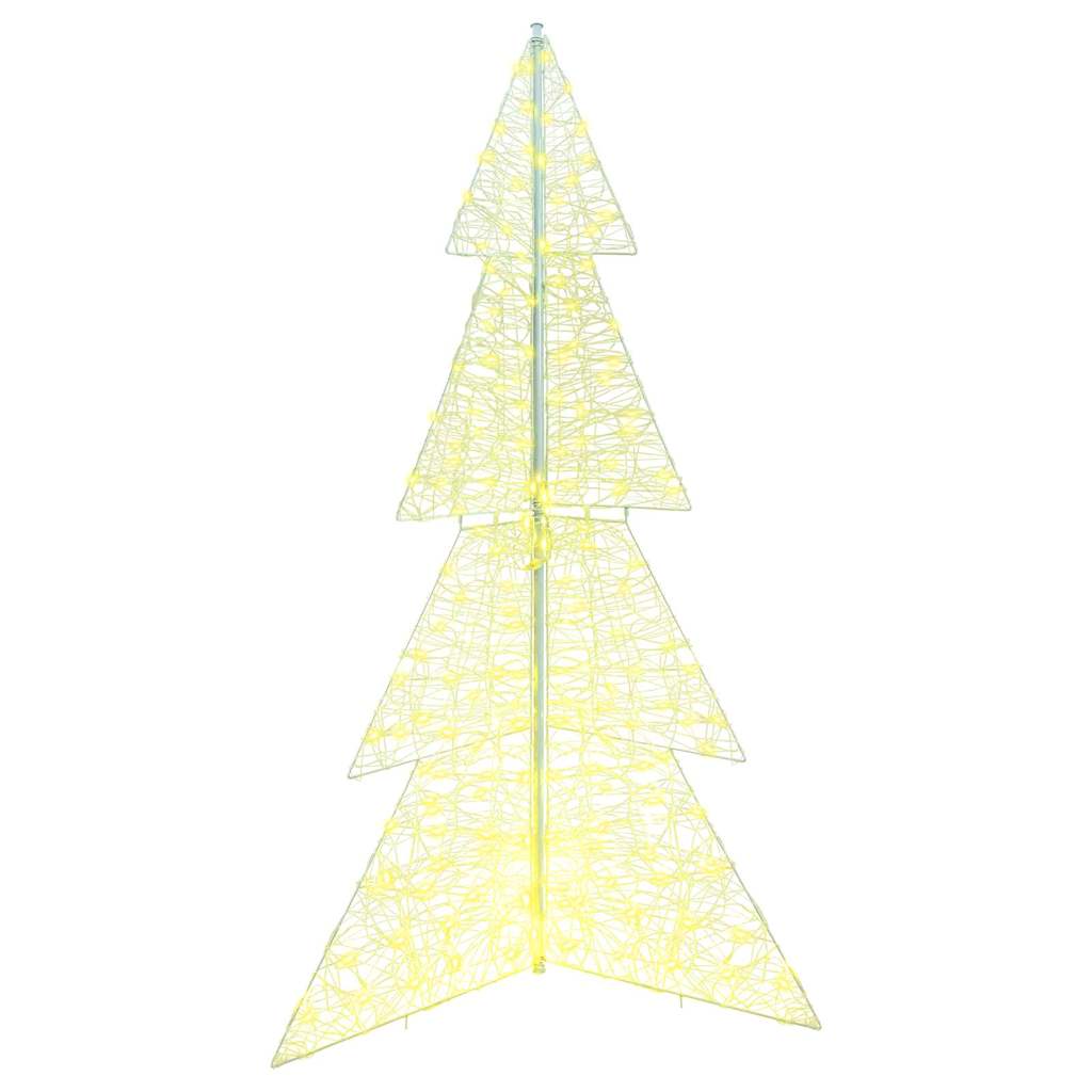 vidaXL Christmas Tree with 240 LEDs Warm White 180 cm Acrylic
