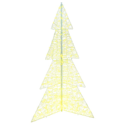 vidaXL Christmas Tree with 240 LEDs Warm White 180 cm Acrylic
