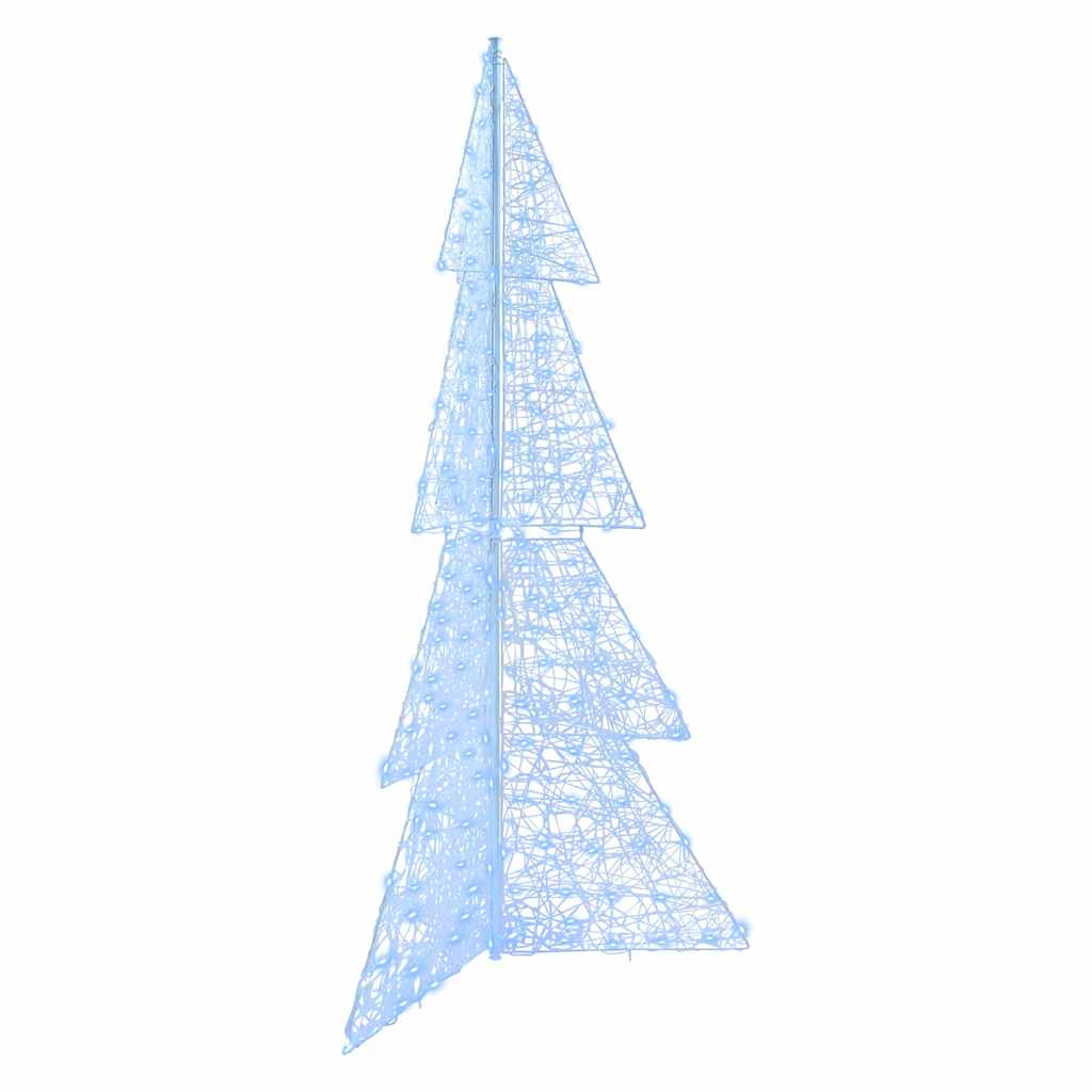 vidaXL Christmas Tree with 240 LEDs Cold White 180 cm Acrylic