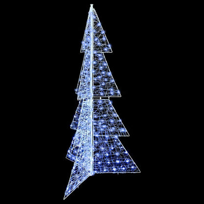 vidaXL Christmas Tree with 240 LEDs Cold White 180 cm Acrylic