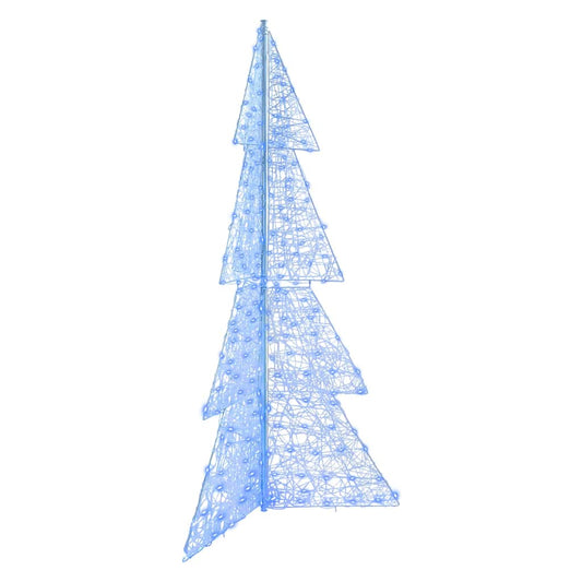 vidaXL Christmas Tree with 240 LEDs Blue 180 cm Acrylic