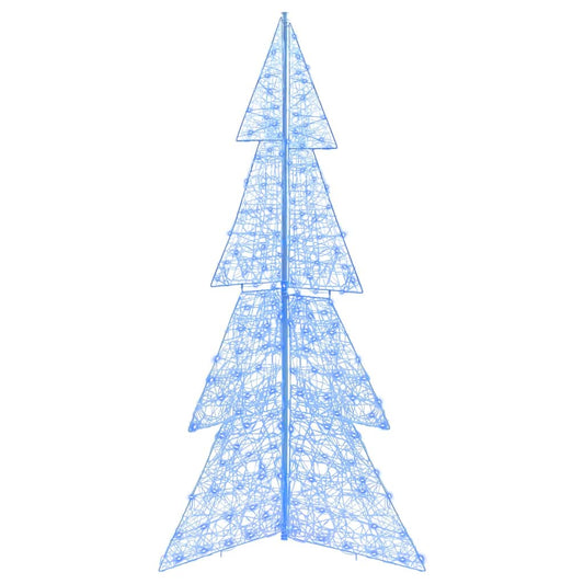 vidaXL Christmas Tree with 240 LEDs Blue 180 cm Acrylic