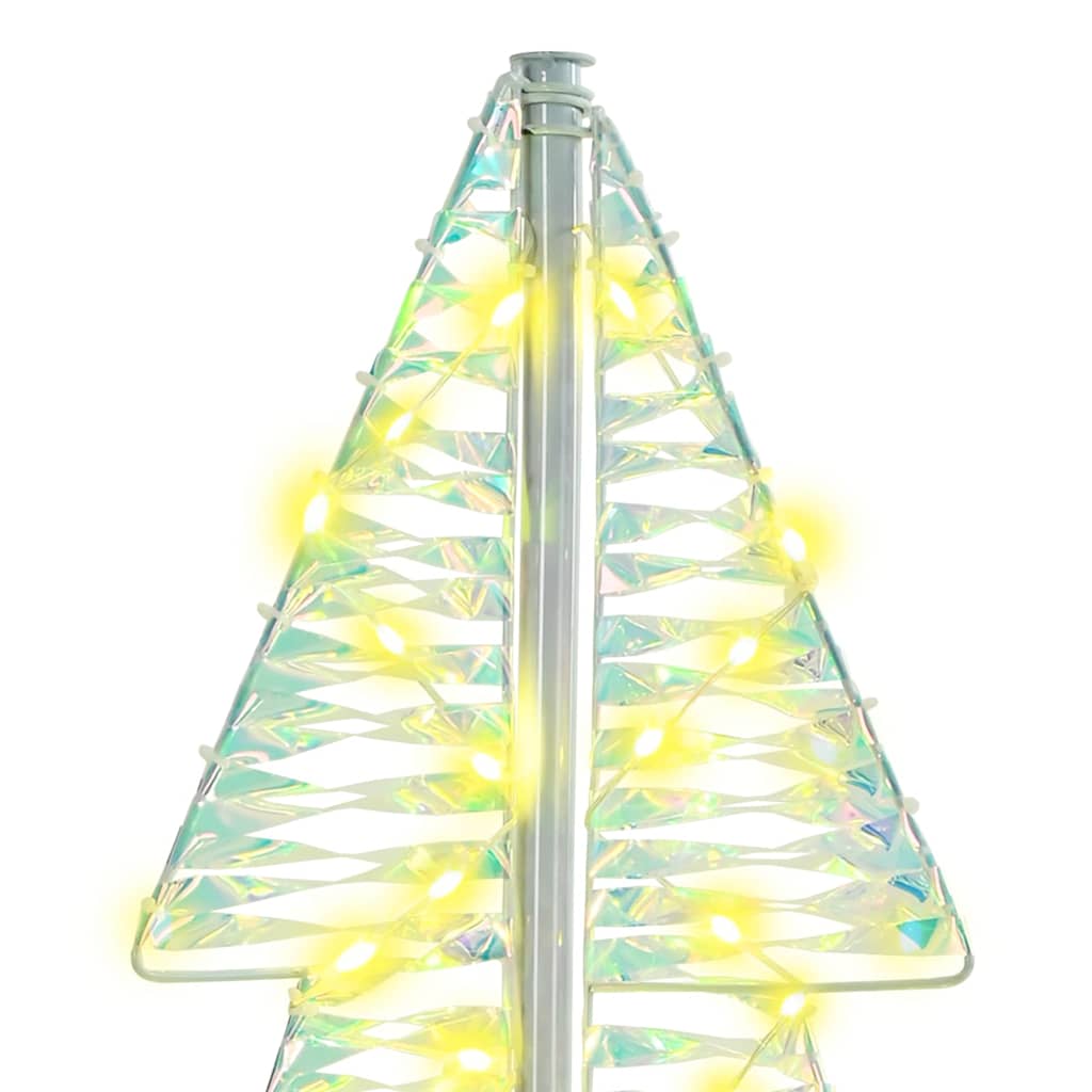 vidaXL Christmas Tree with 100 LEDs Warm White 120 cm PET