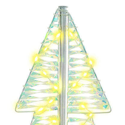 vidaXL Christmas Tree with 100 LEDs Warm White 120 cm PET