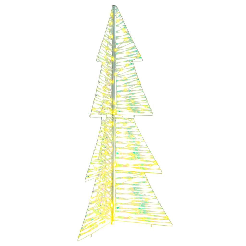 vidaXL Christmas Tree with 160 LEDs Warm White 150 cm PET