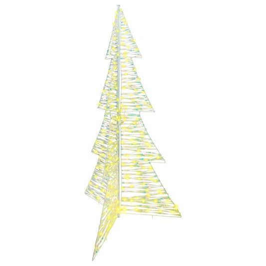 vidaXL Christmas Tree with 240 LEDs Warm White 180 cm PET