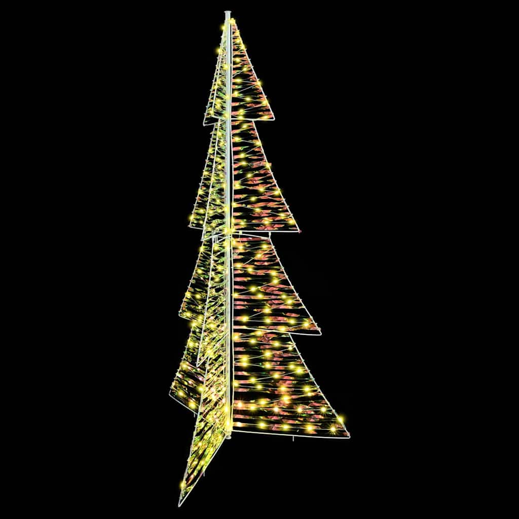 vidaXL Christmas Tree with 240 LEDs Warm White 180 cm PET