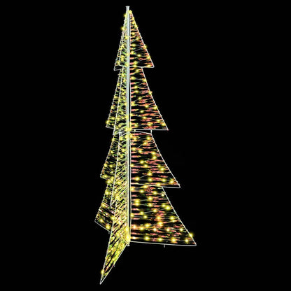 vidaXL Christmas Tree with 240 LEDs Warm White 180 cm PET