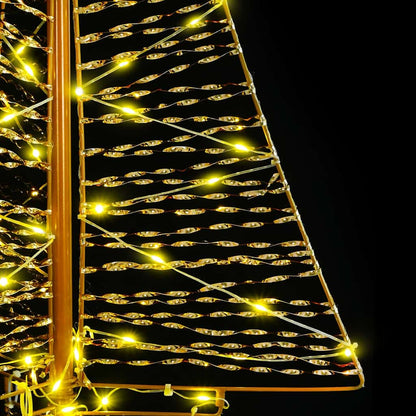 vidaXL Christmas Tree with 100 LEDs Warm White 120 cm PET