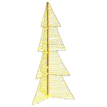 vidaXL Christmas Tree with 160 LEDs Warm White 150 cm PET
