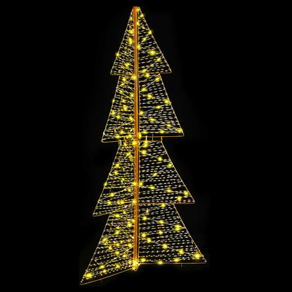 vidaXL Christmas Tree with 160 LEDs Warm White 150 cm PET