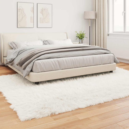 vidaXL Faux Sheepskin Rug TAFALLA White 200 x 280 cm Polyester