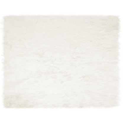vidaXL Faux Sheepskin Rug TAFALLA White 200 x 280 cm Polyester