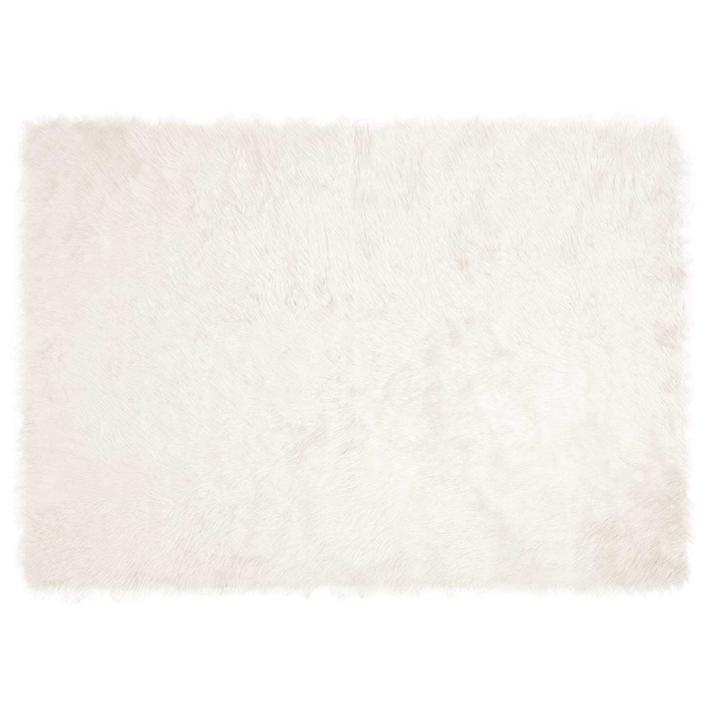 vidaXL Faux Sheepskin Rug TAFALLA White 240 x 340 cm Polyester