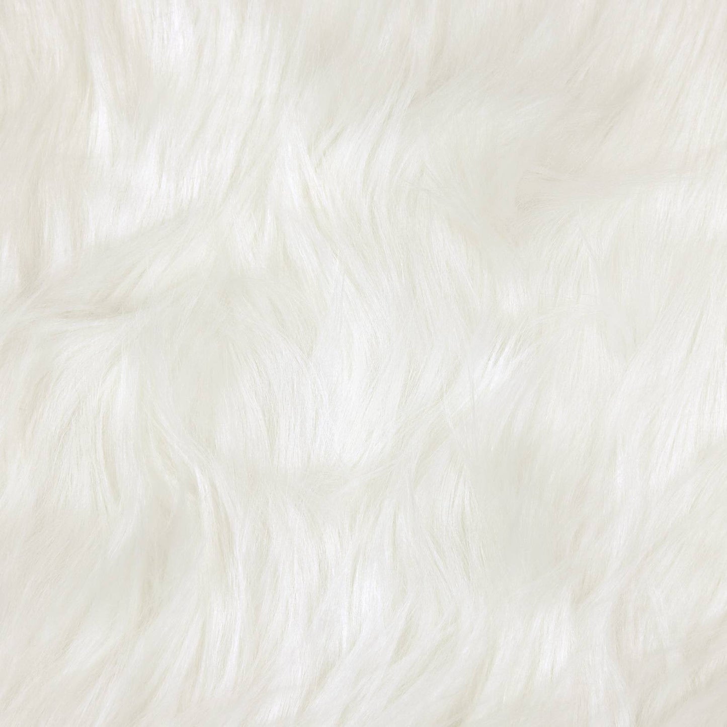 vidaXL Faux Sheepskin Rug TAFALLA White Ø 100 cm Polyester