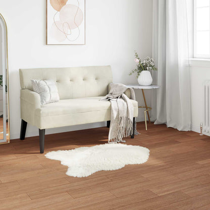 vidaXL Faux Sheepskin Rug TAFALLA White 60 x 90 cm Polyester