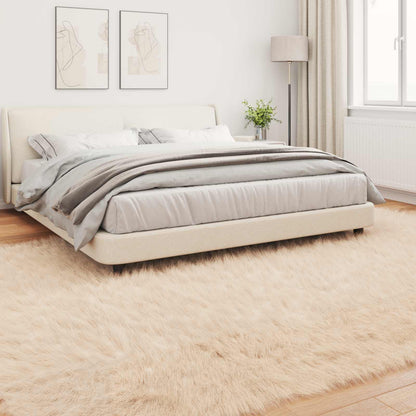 vidaXL Faux Sheepskin Rug TAFALLA Beige 240 x 340 cm Polyester