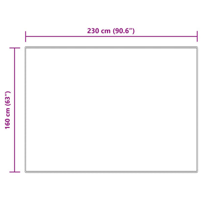 vidaXL Faux Sheepskin Rug TAFALLA Cream 160 x 230 cm Polyester