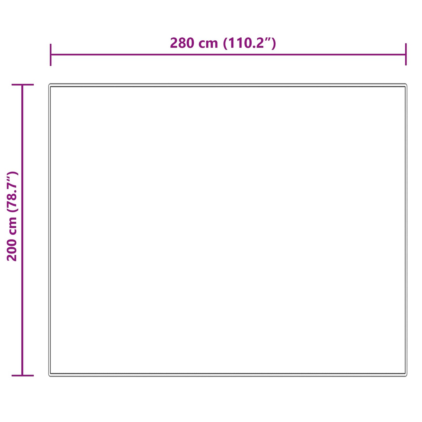 vidaXL Faux Sheepskin Rug TAFALLA Cream 200 x 280 cm Polyester