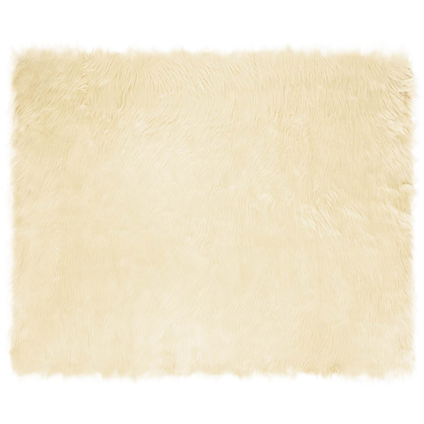 vidaXL Faux Sheepskin Rug TAFALLA Cream 200 x 280 cm Polyester