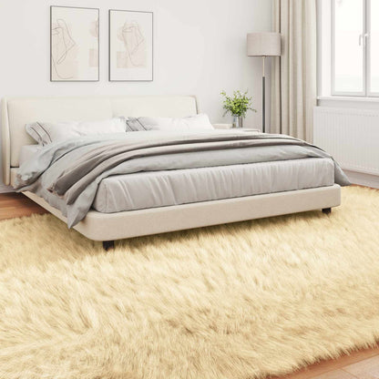 vidaXL Faux Sheepskin Rug TAFALLA Cream 240 x 340 cm Polyester