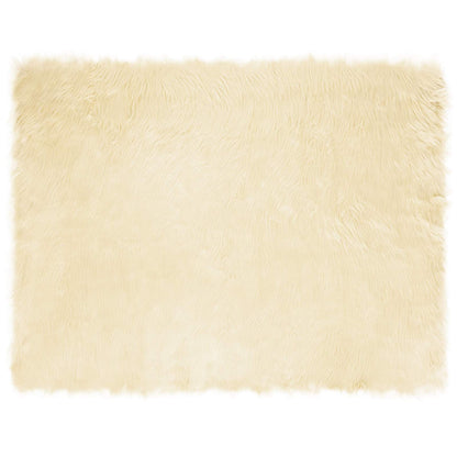 vidaXL Faux Sheepskin Rug TAFALLA Cream 240 x 340 cm Polyester